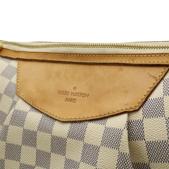 Louis Vuitton Shoulder MM Azur Bag White Damier Crossbody Syracuse - Picture 9 of 9